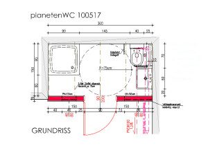 Plan vom Klo / map of the toilet